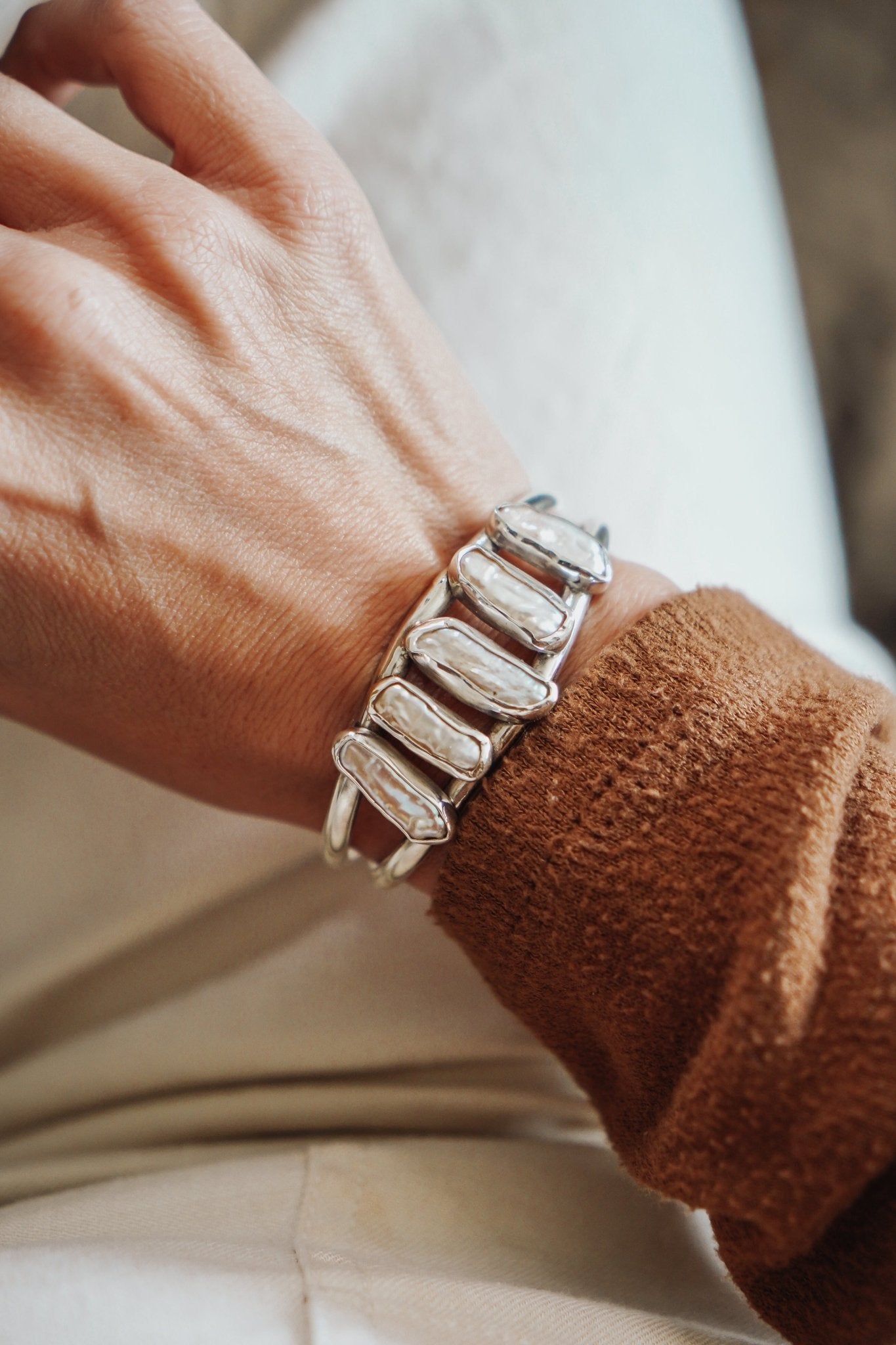 Not Your Mama's Pear Cuff - Golden Road Crafted