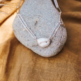 Not Your Mama's Pearl Anklet - Golden Road Crafted