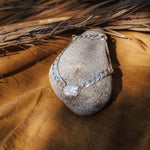 Not Your Mama's Pearl Anklet - Golden Road Crafted