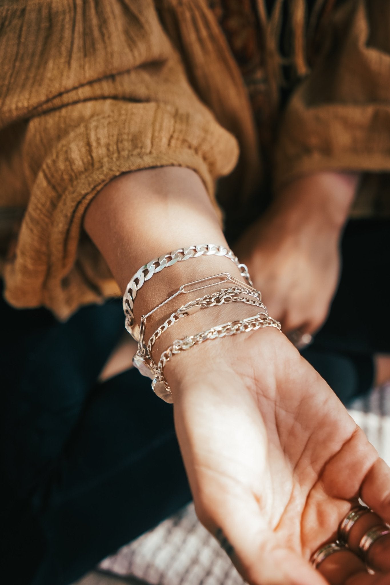 Not Your Mama's Pearl Anklet - Golden Road Crafted