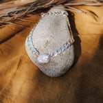 Not Your Mama's Pearl Anklet - Golden Road Crafted