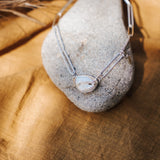 Not Your Mama's Pearl Anklet - Golden Road Crafted