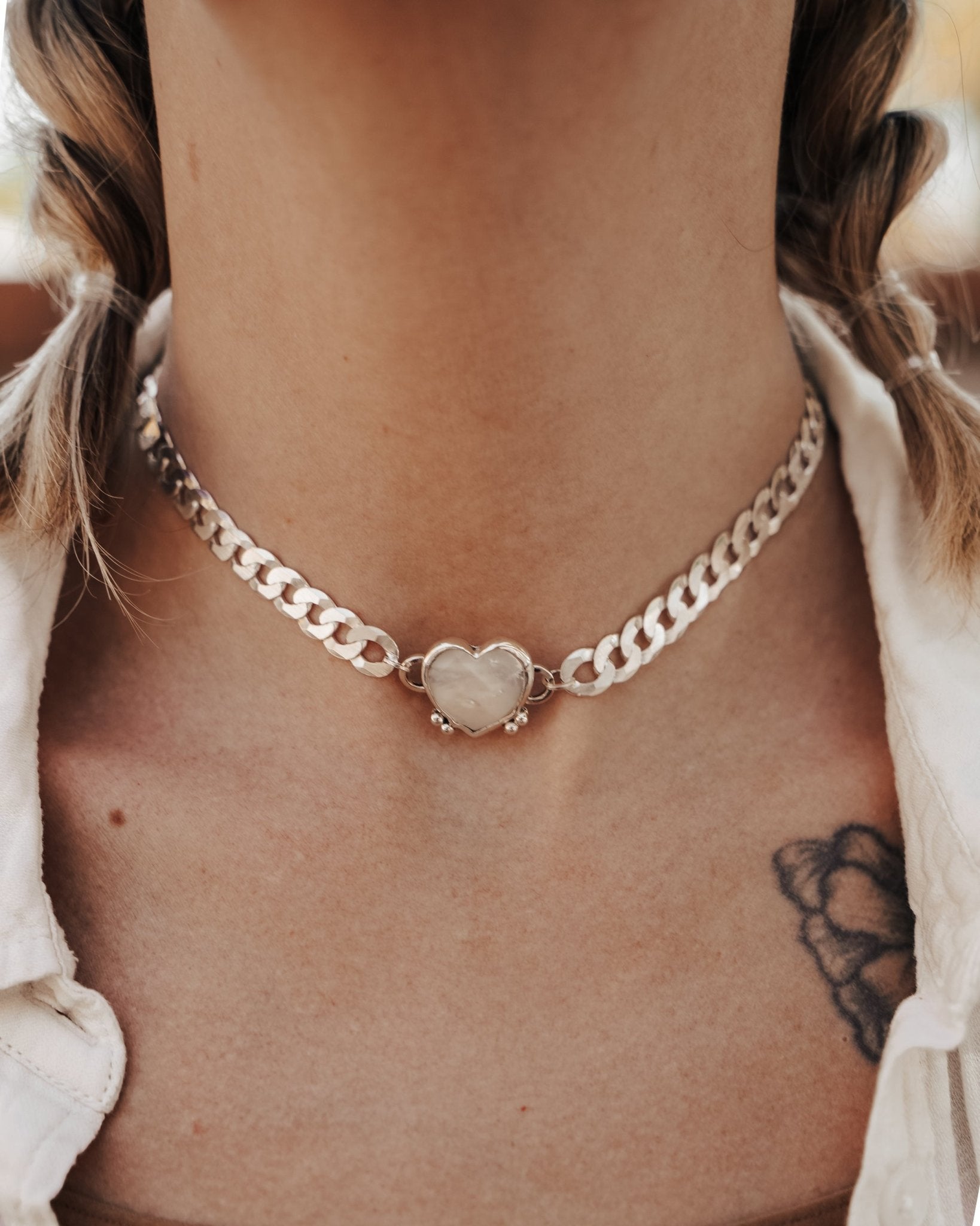 Not Your Mama's Pearl Choker - Golden Road Crafted
