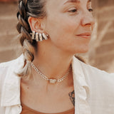 Not Your Mama's Pearl Choker - Golden Road Crafted