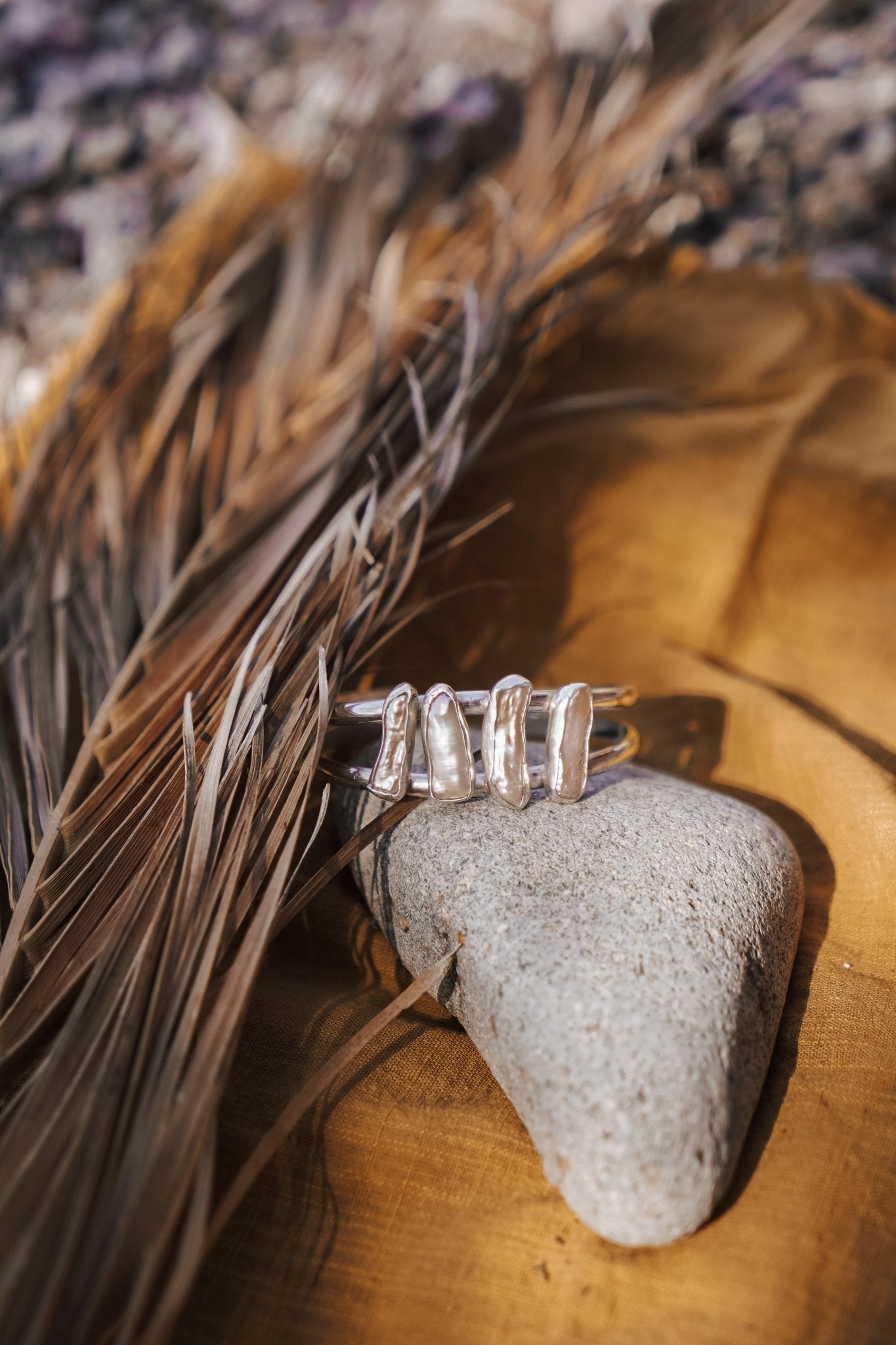 Not Your Mama's Pearl Cuff - Golden Road Crafted