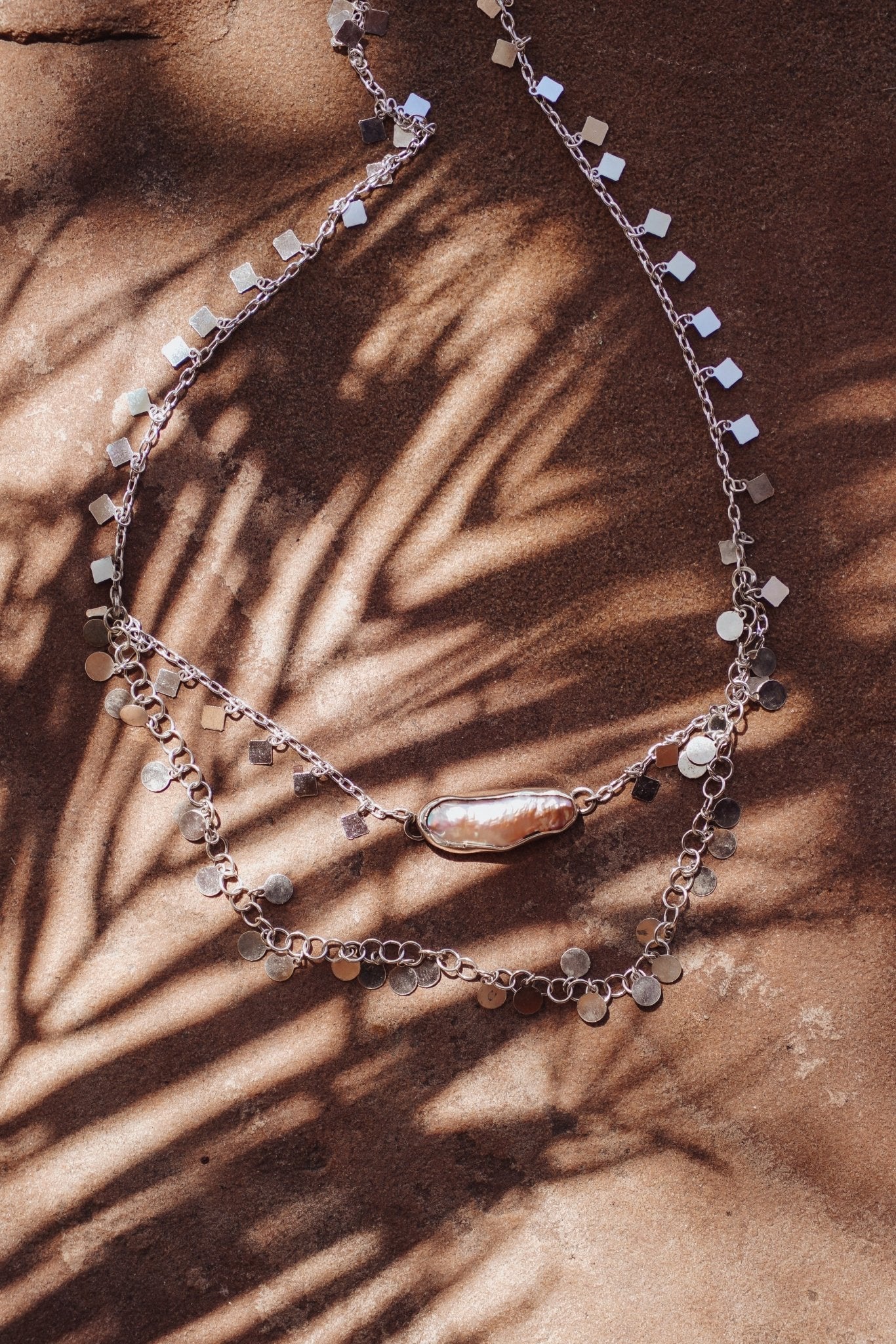 Not Your Mama's Pearl Necklace - Golden Road Crafted