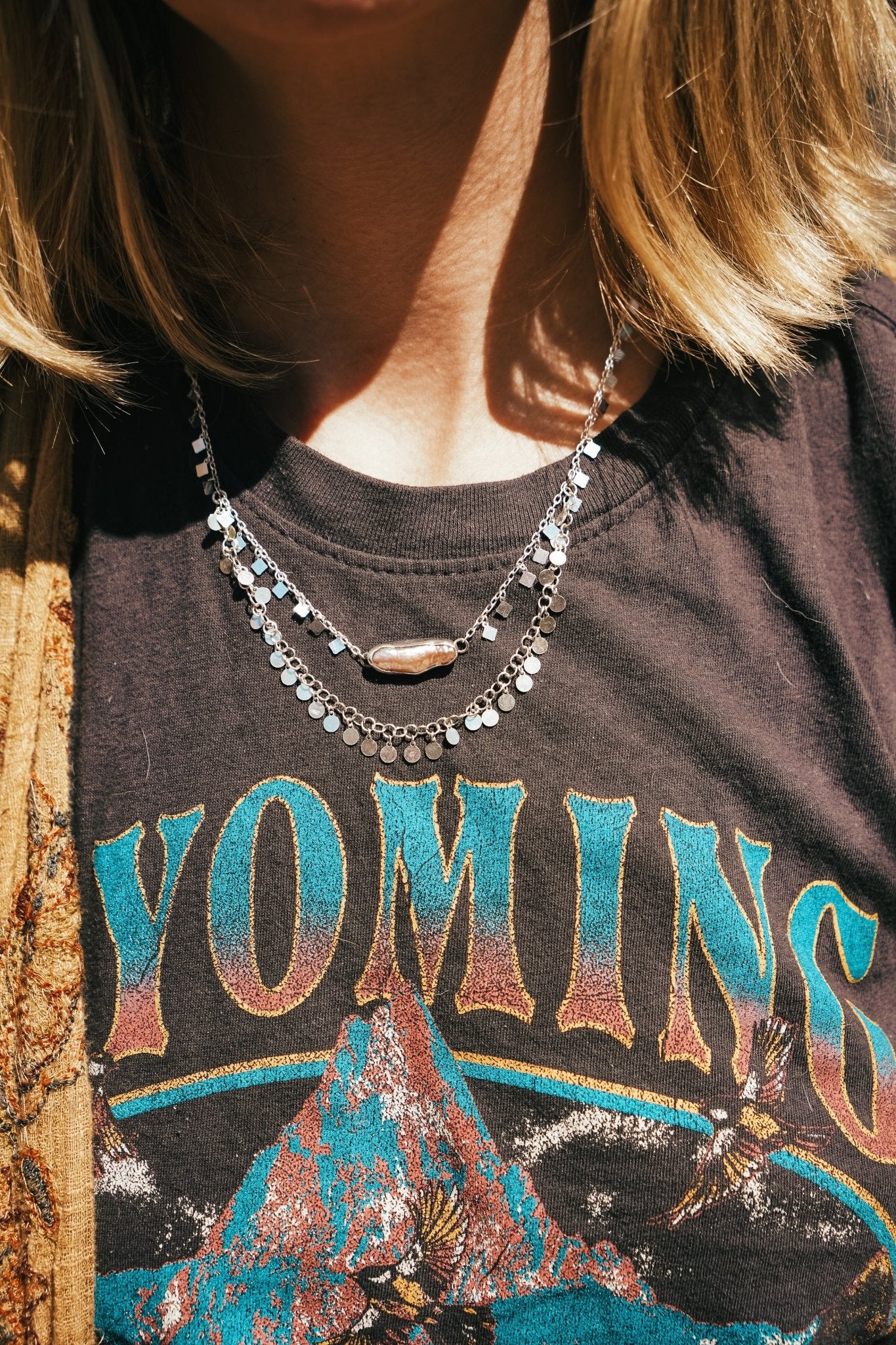 Not Your Mama's Pearl Necklace - Golden Road Crafted