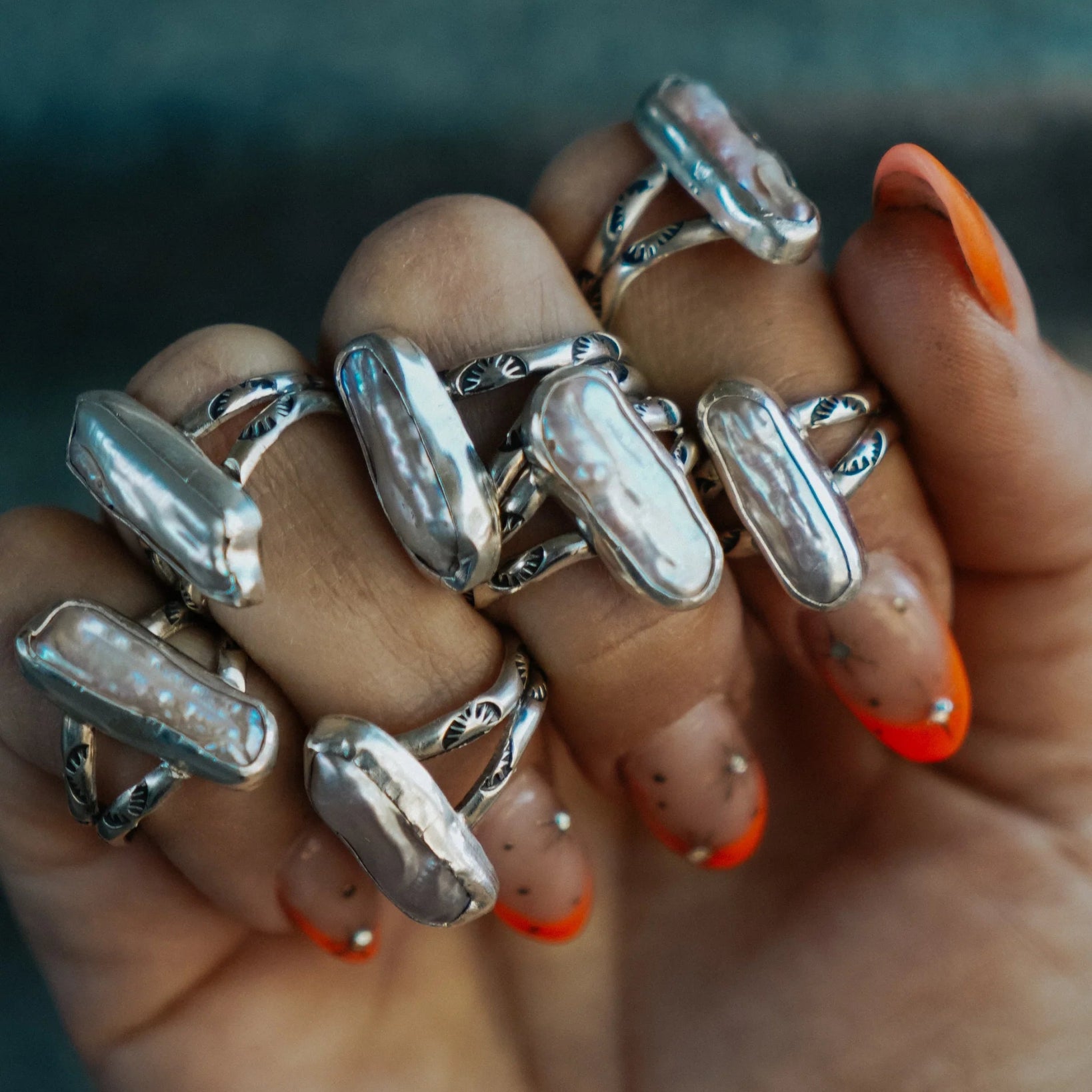 Not Your Mama's Pearl Ring - Golden Road Crafted