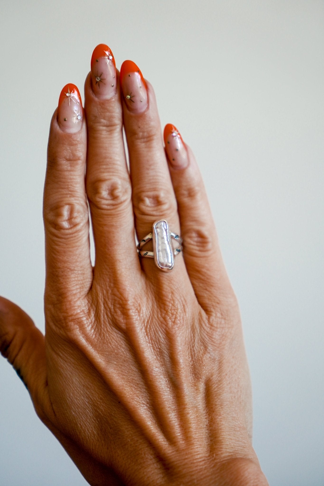 Not Your Mama's Pearl Ring (Size 5.5) - Golden Road Crafted