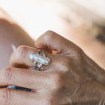 Not Your Mama's Pearl Ring (Size 5.5) - Golden Road Crafted