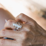 Not Your Mama's Pearl Ring (Size 5.5) - Golden Road Crafted