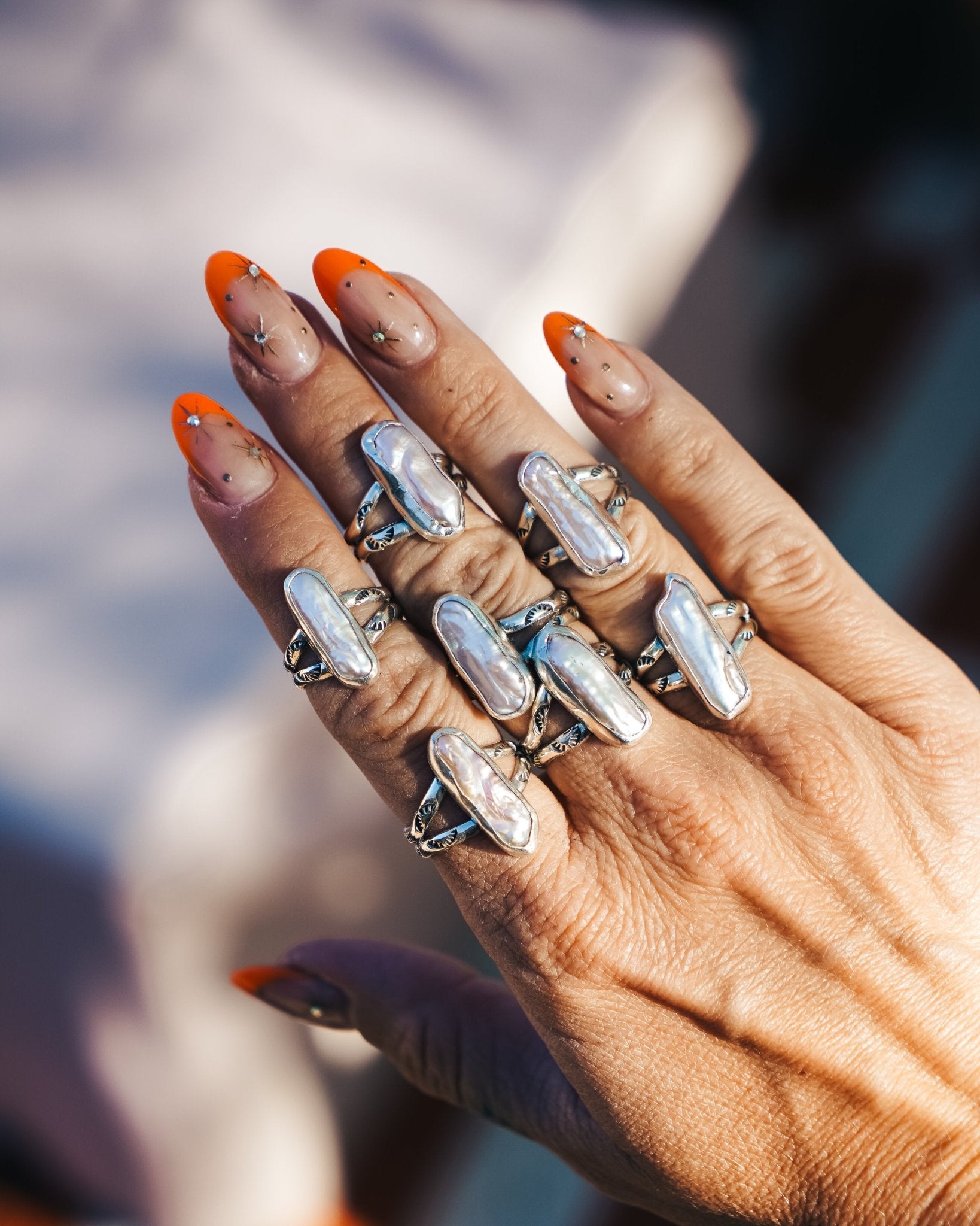 Not Your Mama's Pearl Ring (Size 5.5) - Golden Road Crafted