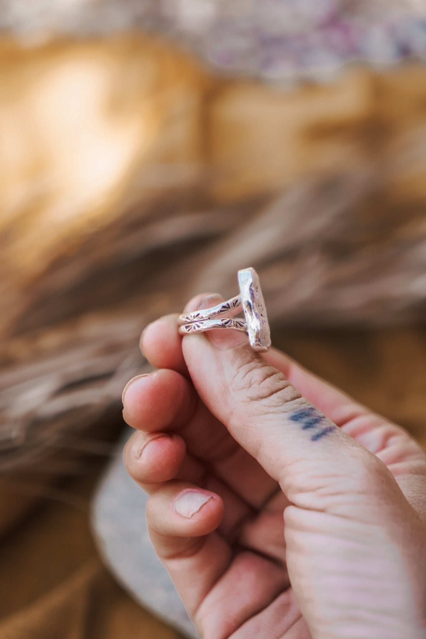 Not Your Mama's Pearl Ring (Size 5.5) - Golden Road Crafted