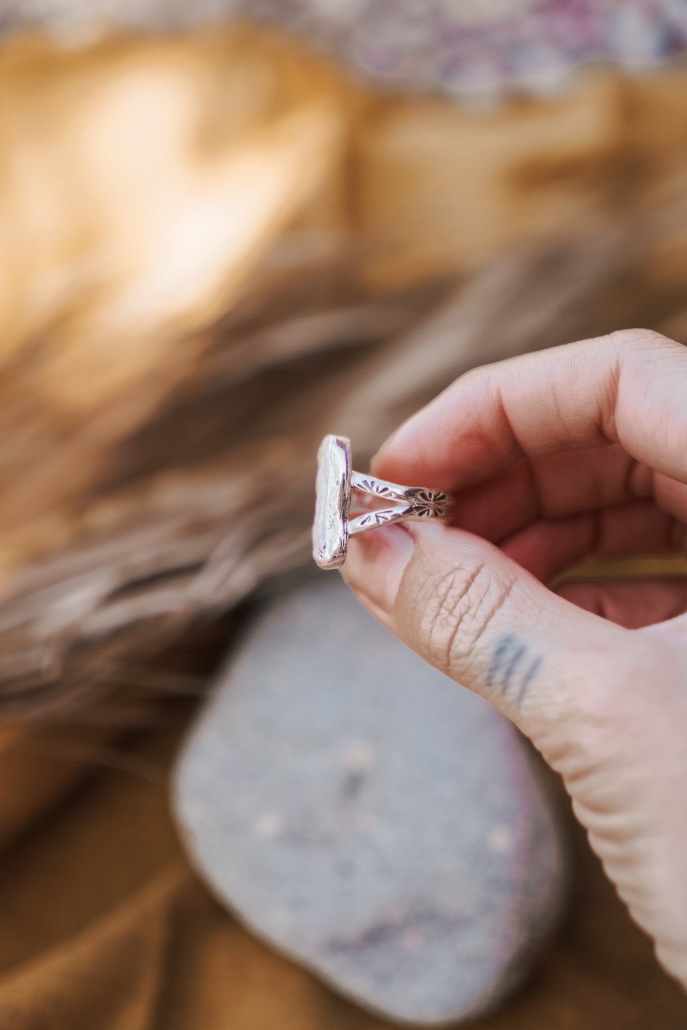 Not Your Mama's Pearl Ring (Size 5.5) - Golden Road Crafted