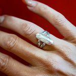 Not Your Mama's Pearl Ring (Size 5.75) - Golden Road Crafted