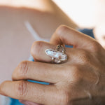 Not Your Mama's Pearl Ring (Size 6) - Golden Road Crafted