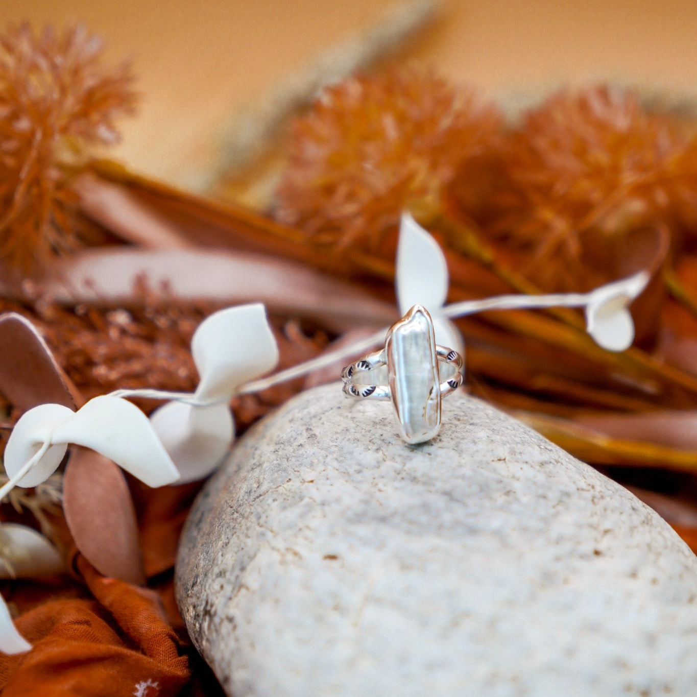 Not Your Mama's Pearl Ring (Size 7) - Golden Road Crafted