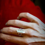 Not Your Mama's Pearl Ring (Size 7) - Golden Road Crafted