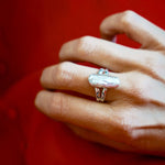 Not Your Mama's Pearl Ring (Size 9) - Golden Road Crafted