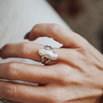 Not Your Mama's Pearl Rings (Size 6.5) - Golden Road Crafted