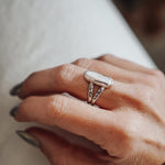 Not Your Mama's Pearl Rings (Size 7.5) - Golden Road Crafted