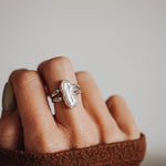 Not Your Mama's Pearl Rings (Size 7.5) - Golden Road Crafted