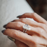 Not Your Mama's Pearl Rings (Size 7.5) - Golden Road Crafted