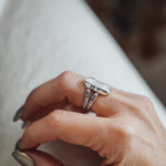 Not Your Mama's Pearl Rings (Size 7.5) - Golden Road Crafted