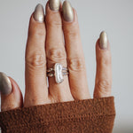 Not Your Mama's Pearl Rings (Size 7.5) - Golden Road Crafted