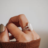 Not Your Mama's Pearl Rings (Size 9) - Golden Road Crafted