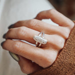 Not Your Mama's Pearl Rings (Size 9) - Golden Road Crafted