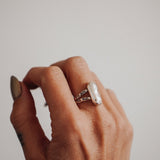 Not Your Mama's Pearl Rings (Size 9) - Golden Road Crafted