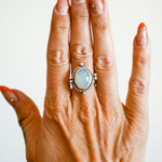 Nova Ring in Quartz (Size 6.75) - Golden Road Crafted