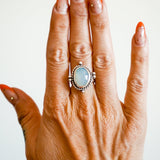 Nova Ring in Quartz (Size 6.75) - Golden Road Crafted