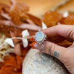 Nova Ring in Quartz (Size 6.75) - Golden Road Crafted
