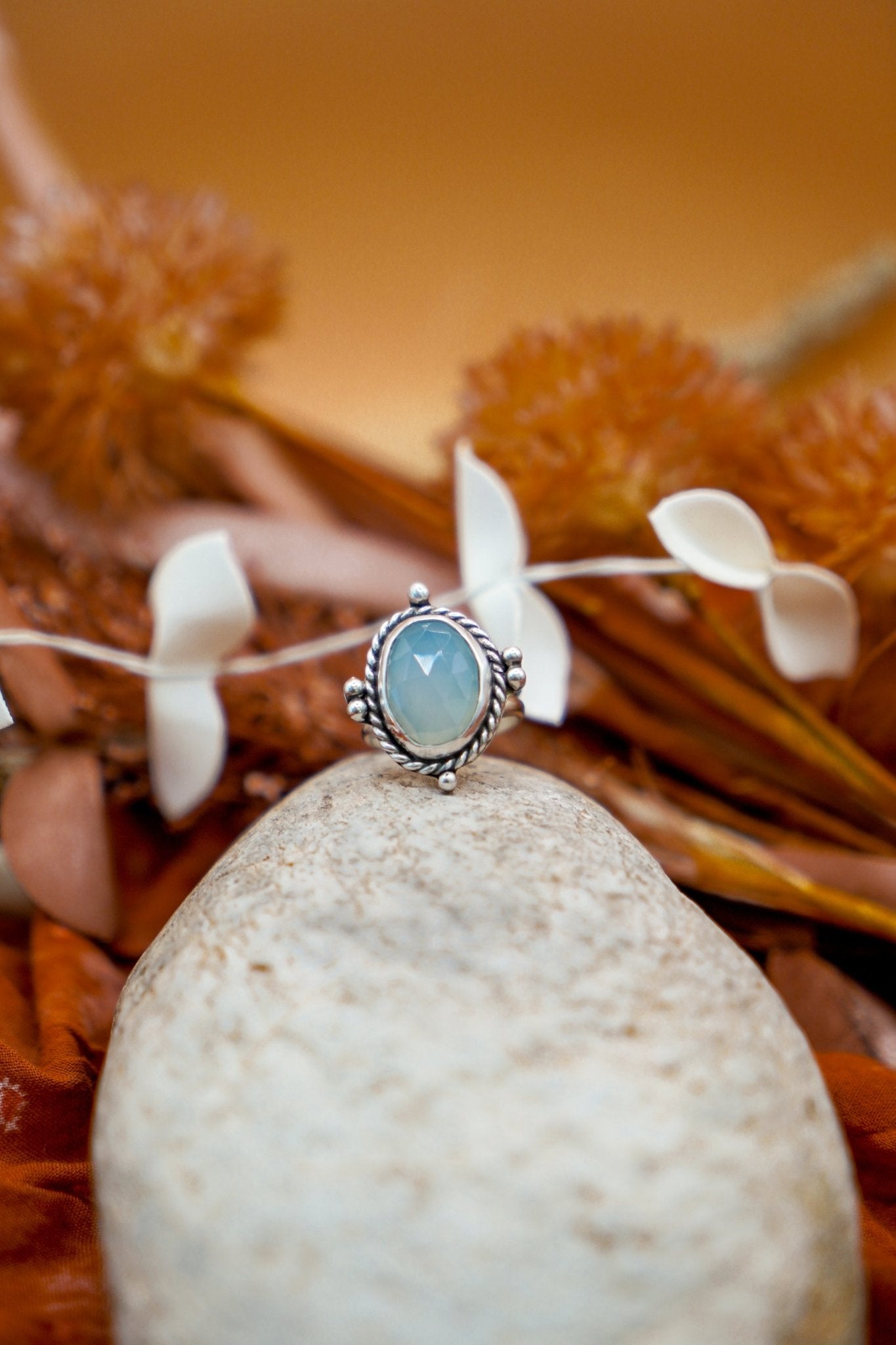 Nova Ring in Quartz (Size 6.75) - Golden Road Crafted