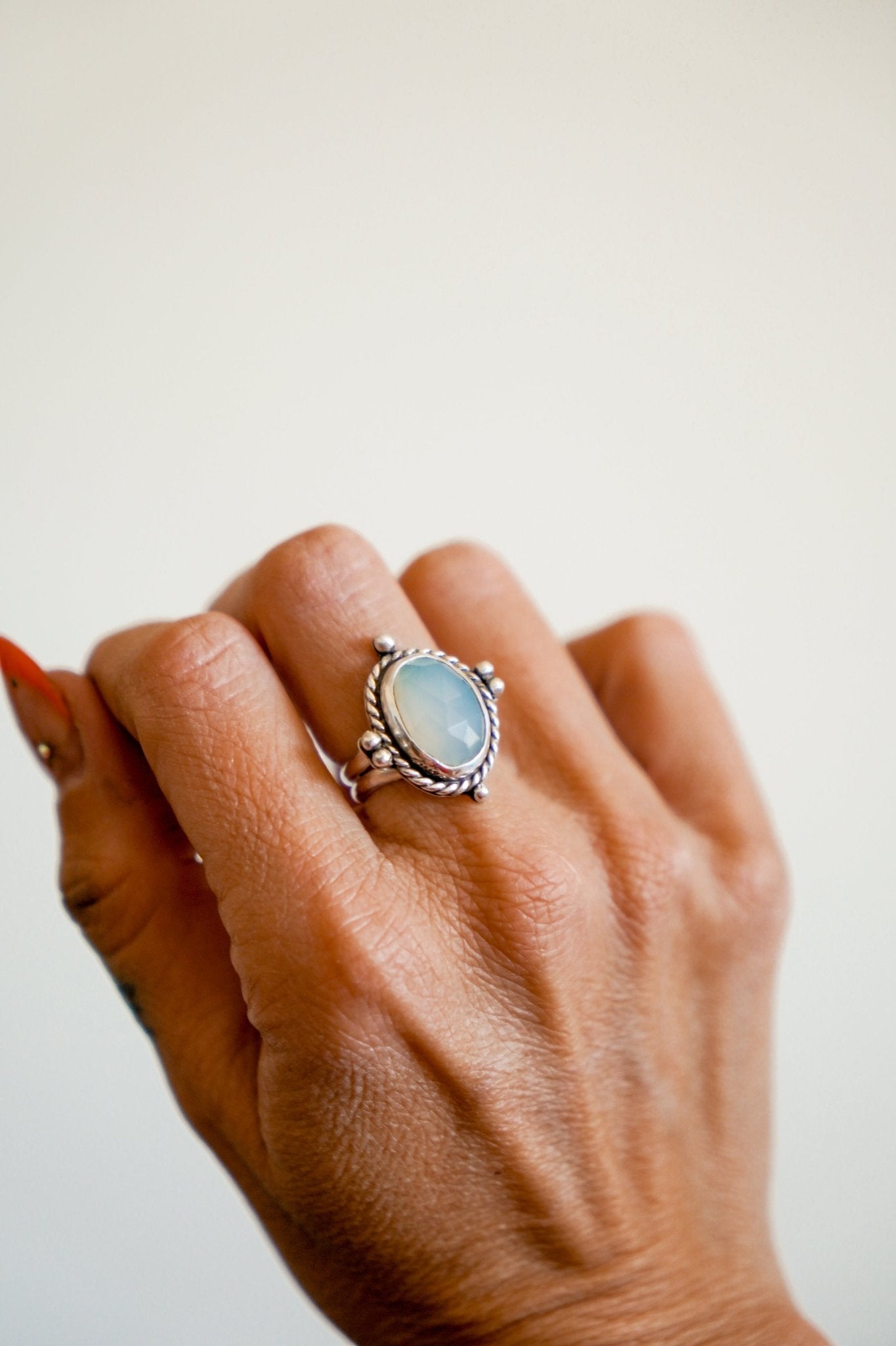 Nova Ring in Quartz (Size 6.75) - Golden Road Crafted