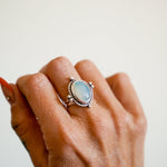 Nova Ring in Quartz (Size 7.75) - Golden Road Crafted