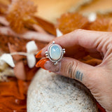 Nova Ring in Quartz (Size 7.75) - Golden Road Crafted