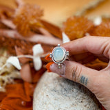 Nova Ring in Quartz (Size 7.75) - Golden Road Crafted