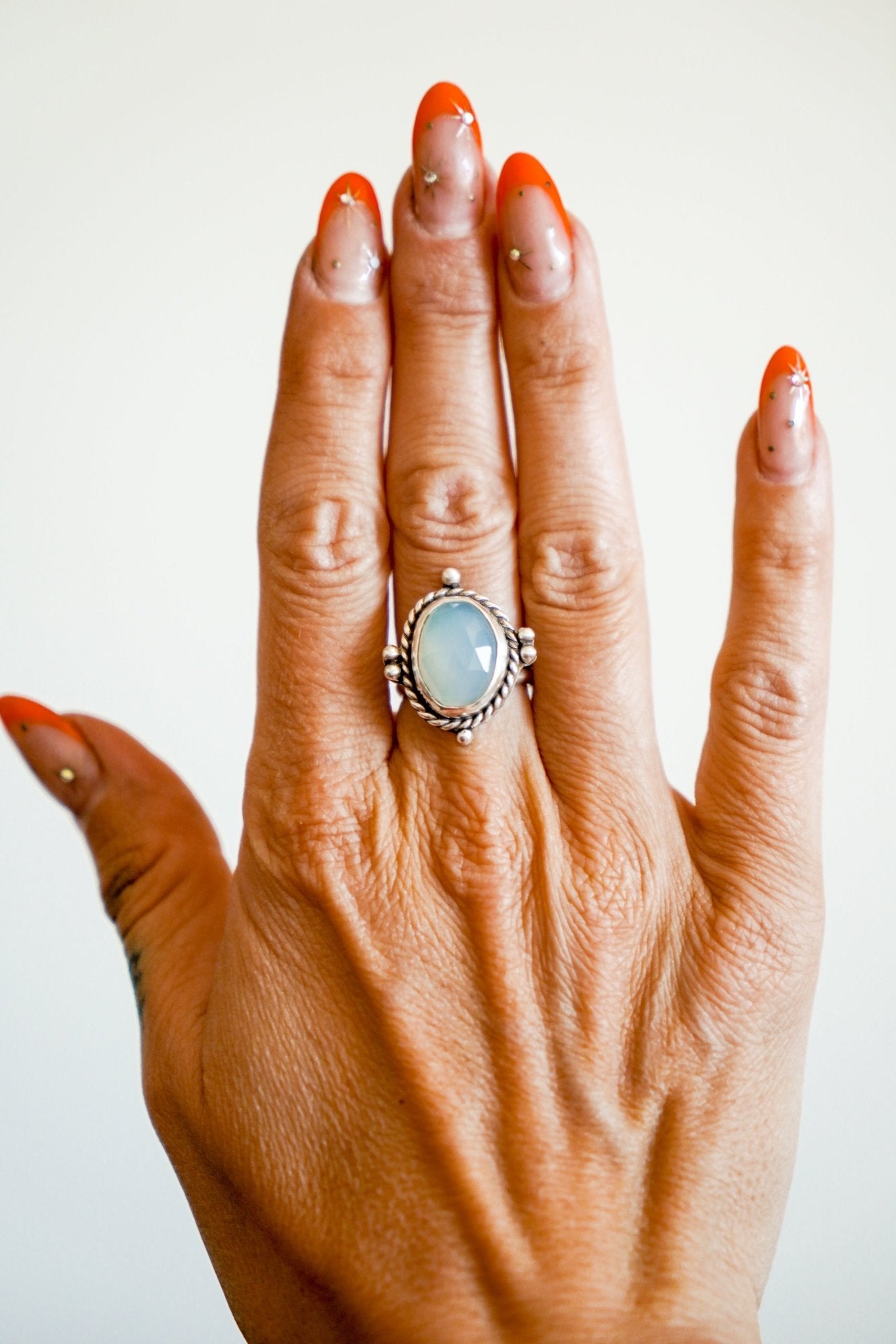 Nova Ring in Quartz (Size 7.75) - Golden Road Crafted