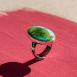 Oasis Ring in Sonoran Mtn (Size 7) - Golden Road Crafted