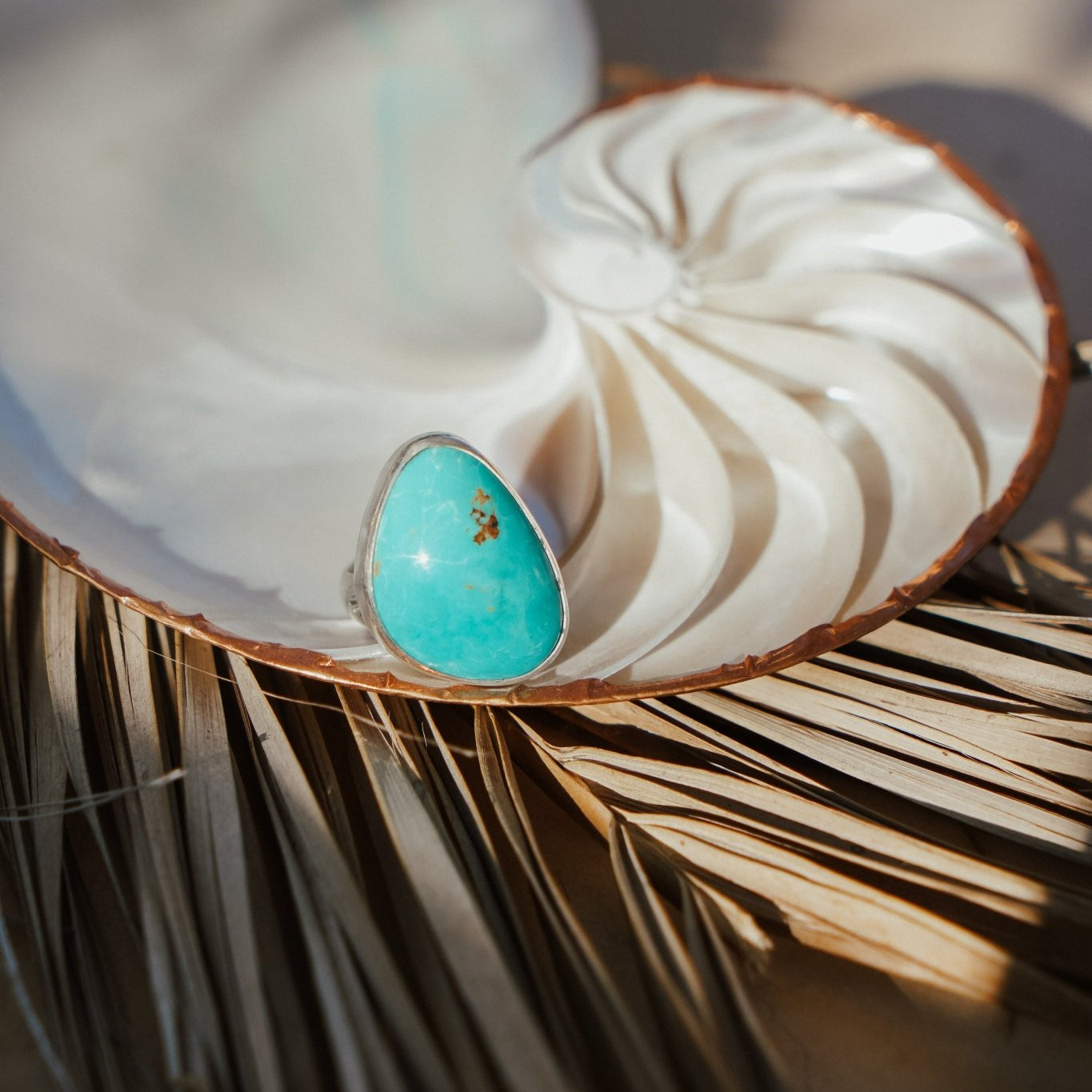 Oasis Ring (Size 8.25) - Golden Road Crafted