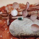 Ocean Jasper Horizontal Ring (Size 10.5) - Golden Road Crafted