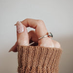 Ocean Jasper Horizontal Ring (Size 10.5) - Golden Road Crafted
