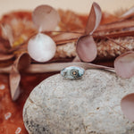 Ocean Jasper Horizontal Ring (Size 9) - Golden Road Crafted