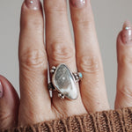 Ocean Jasper & Lone Mtn Turquoise Ring (Size 8.25) - Golden Road Crafted