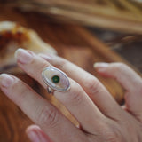 Ocean Jasper Ring (Size 5.5) - Golden Road Crafted