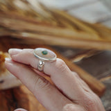 Ocean Jasper Ring (Size 5.5) - Golden Road Crafted