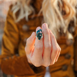 Ocean Jasper Ring (Size 5.5) - Golden Road Crafted